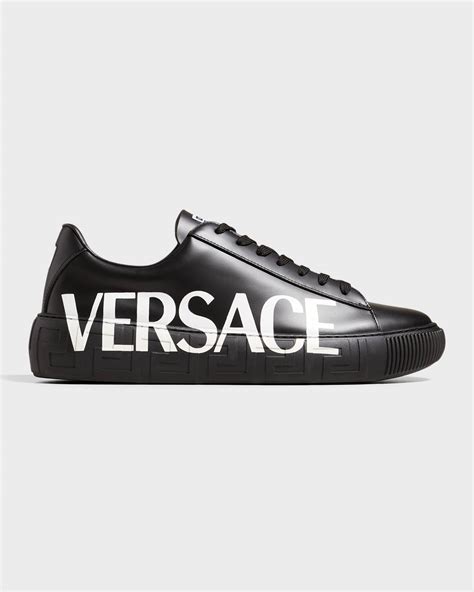 versace low top leather sneakers|gianni Versace athletic sneakers.